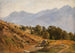 Landskapsbild av bergstrakten i Dorf Tirol - Louis Gurlitt — vy av konstverket