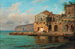På kusten av Sorrento - Louis Gurlitt — vy av konstverket