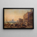 Venise, vy mot Santa Maria della Salute - Louis Haghe — inramlat konstverk på väggen