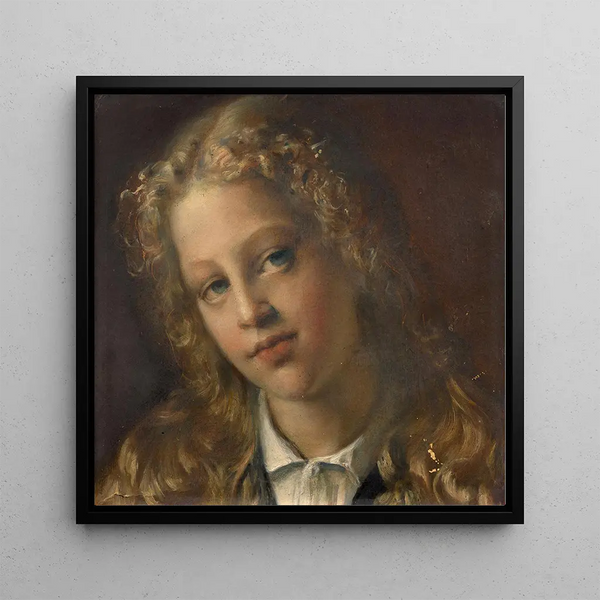 Louis Janmot - Portrait of a young blonde girl.webp