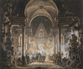 La tombe d'Agamemnon - Louis Jean Desprez — vy av konstverket