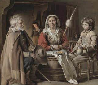 landsbygdsmänniska - Louis Le Nain — vy av konstverket