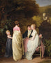 Konversation i en park - Louis Léopold Boilly — vy av konstverket