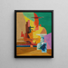 La Grande Mouche - Louis Marcoussis — inramlat konstverk på väggen