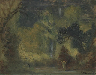 La piscine - Louis Michel Eilshemius — vy av konstverket