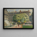 Le square de la Trinité, le bassin - Louis Paviot — inramlat konstverk på väggen