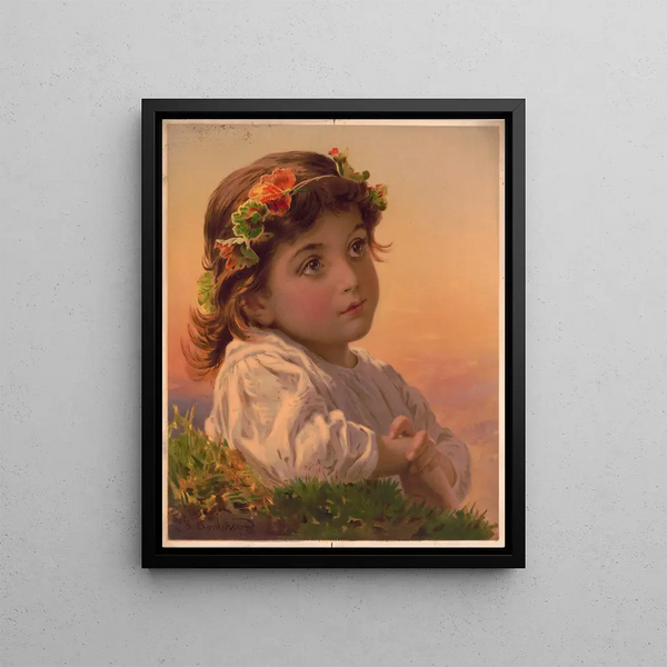 Louis Prang - Idols of our home No 2 Dreaming Daisy.webp
