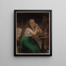 La prière des jeunes filles - Louis Prang — inramlat konstverk på väggen