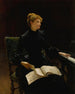 La leçon de piano - Louis Tribout — vy av konstverket