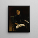 La leçon de piano - Louis Tribout — inramlat konstverk på väggen