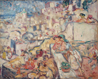Alger, Casbahen - Louis Valtat — vy av konstverket