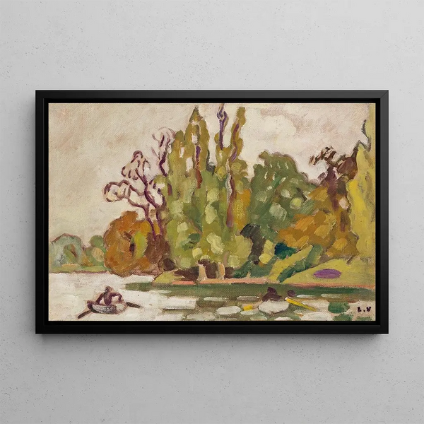 Bois de Boulogne - Louis Valtat — inramlat konstverk på väggen