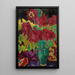 Dahlias - Louis Valtat — inramlat konstverk på väggen