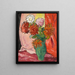 Dahlias cruche verte - Louis Valtat — inramlat konstverk på väggen