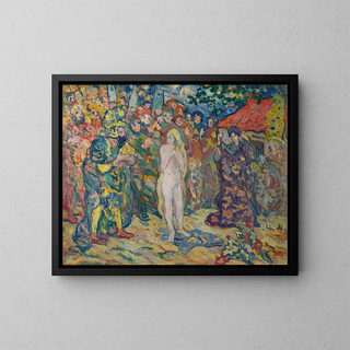 L'esclave blanche - Louis Valtat — inramlat konstverk på väggen