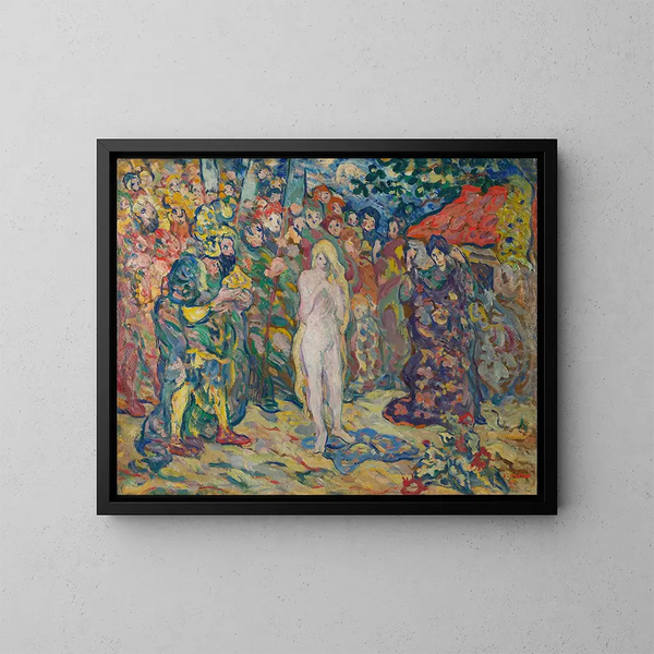 L'esclave blanche - Louis Valtat — inramlat konstverk på väggen