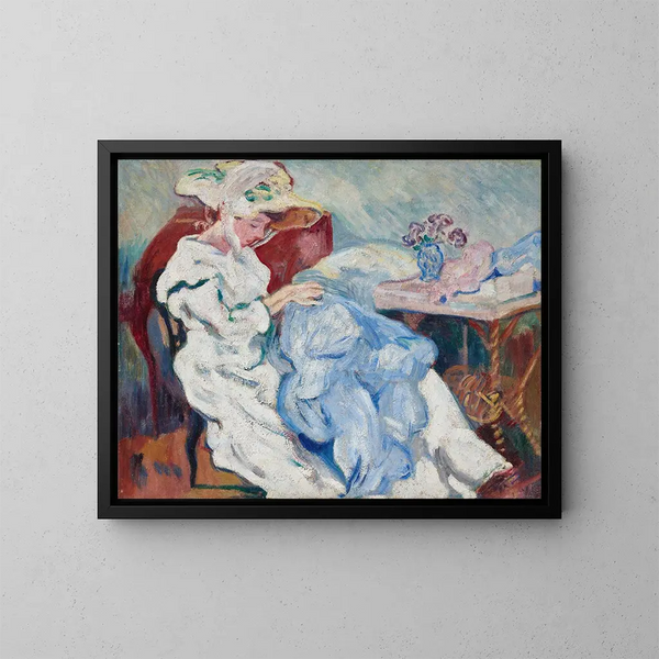 La Couture - Louis Valtat — inramlat konstverk på väggen