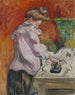 La Repasseuse - Louis Valtat — vy av konstverket
