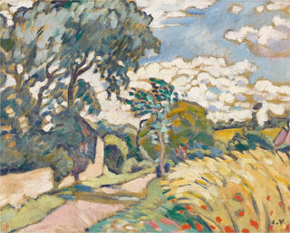 Louis Valtat - La maison au bord de la route en Normandie.webp