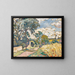 La maison au bord de la route en Normandie - Louis Valtat — inramlat konstverk på väggen