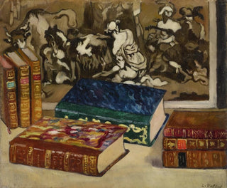 Les Livres et la gravure - Louis Valtat — vy av konstverket