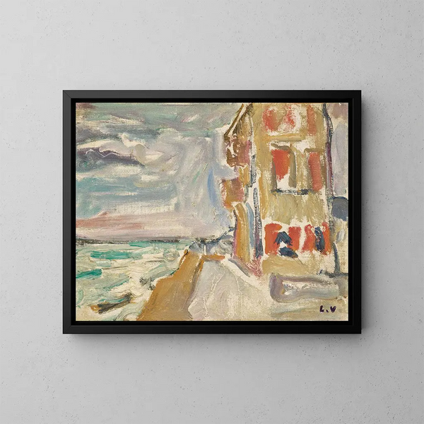 Normandie - Louis Valtat — inramlat konstverk på väggen