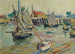 segelbåtar i hamn, ebb, Ouistreham - Louis Valtat — vy av konstverket