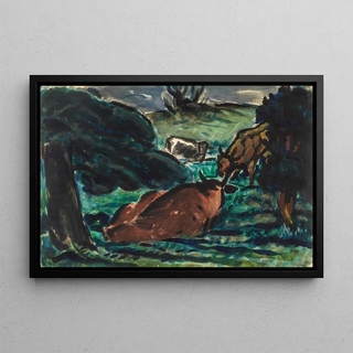 Louis Wiesenberg - Cows Reclining.webp