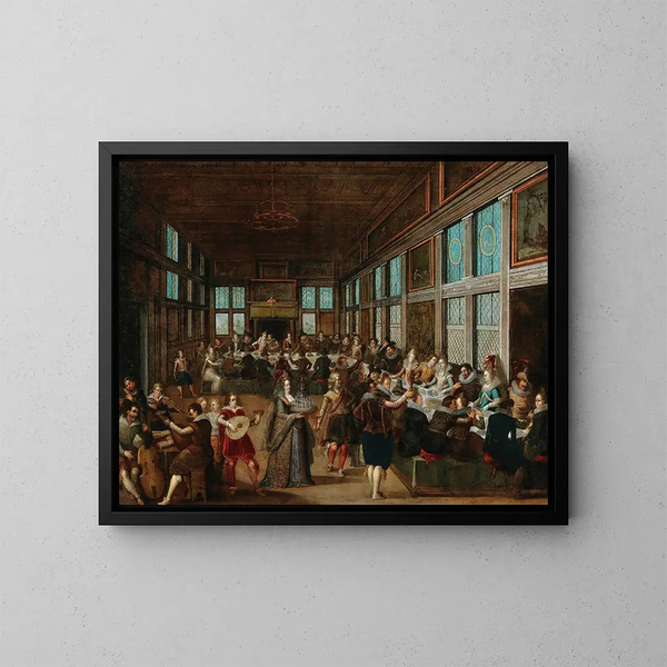 La noce - Louis de Caullery — inramlat konstverk på väggen