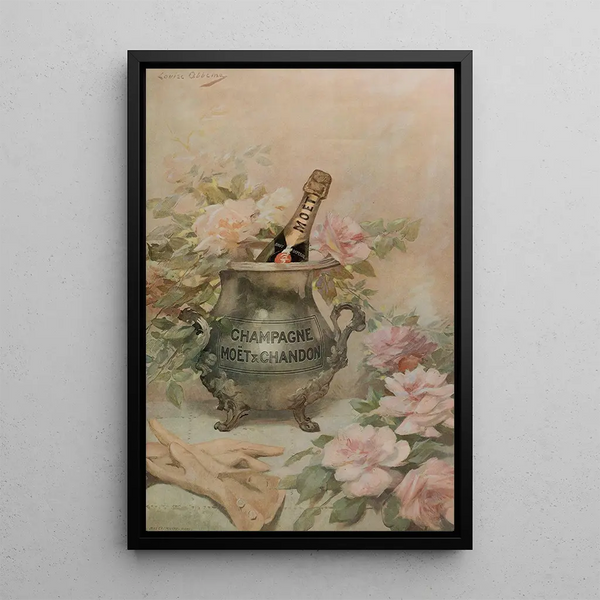 Louise Abbma - Affiche publicitaire pour Mot Chandon.webp