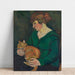 Reproduktion av målningen Louson och Raminou - Suzanne Valadon