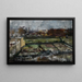 Vue depuis l'atelier munichois - Lovis Corinth — inramlat konstverk på väggen