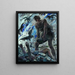 Caïn - Lovis Corinth — inramlat konstverk på väggen