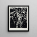 Le Christ sur la croix - Lovis Corinth — inramlat konstverk på väggen