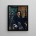 Mme Marie Moll - Lovis Corinth — inramlat konstverk på väggen