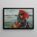 Mademoiselle Heck - Lovis Corinth — inramlat konstverk på väggen