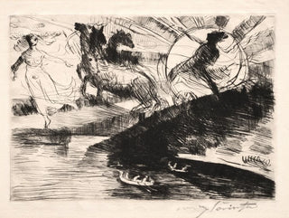 Hélios - Lovis Corinth — vy av konstverket