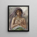Innocence - Lovis Corinth — inramlat konstverk på väggen