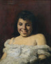Flicka som skrattar - Lovis Corinth — vy av konstverket
