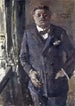 Portrait av rikspresident Friedrich Ebert - Lovis Corinth — vy av konstverket