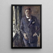 Portrait av rikspresident Friedrich Ebert - Lovis Corinth — inramlat konstverk på väggen