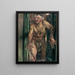 Samson blindad - Lovis Corinth — inramlat konstverk på väggen