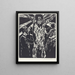 La Crucifixion du Christ sur la Croix - Lovis Corinth — inramlat konstverk på väggen