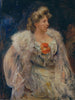 La chanteuse Frieda Halbe - Lovis Corinth — vy av konstverket