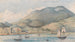 Vue de Hobart, Tasmanien - Lt Gen Charles Emilius Gold — vy av konstverket