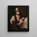 Aristote - Luca Giordano — inramlat konstverk på väggen