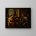 Le Christ et la femme adultère - Luca Giordano — inramlat konstverk på väggen