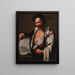 Démocrite - Luca Giordano — inramlat konstverk på väggen