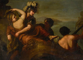 L'Enlèvement av Helena - Luca Giordano — vy av konstverket