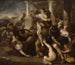 L'Enlèvement des Sabines - Luca Giordano — vy av konstverket